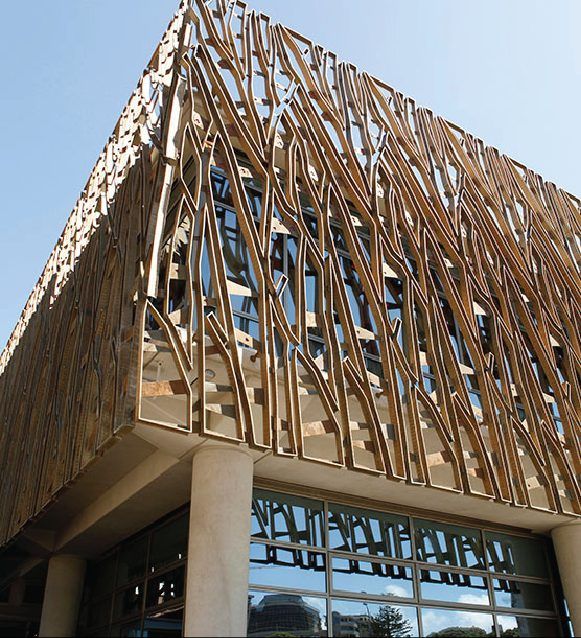 Decorative Bronze Screen — Supreme Court of New Zealand